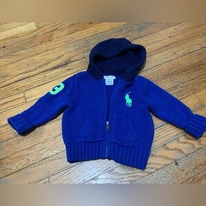 Ralph Lauren Kids Knitted Fullzip Hoodie